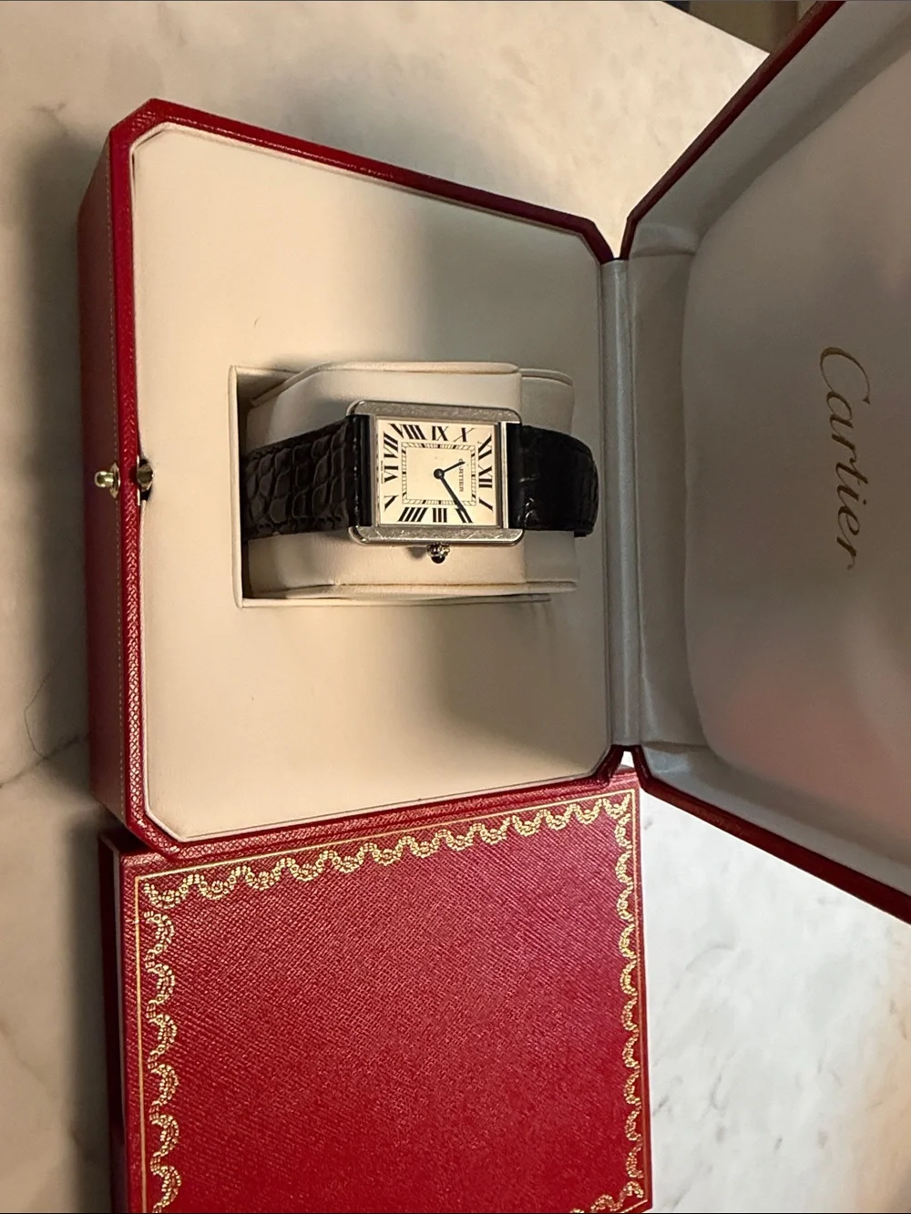 Cartier elegant wristwatch
